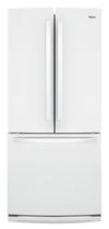 Whirlpool 30\" 20 Cu. Ft. French-Door Refrigerator - White - WRF560SFHW