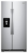 Whirlpool 36\" 25 Cu. Ft. Side-by-Side Refrigerator - Fingerprint Resistant Stainless Steel - WRS555SIHZ