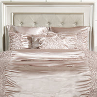 Beatrice 7-Piece Queen Comforter Set - Taupe