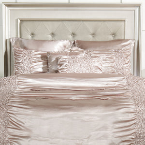 Beatrice 7-Piece Queen Comforter Set - Taupe