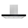 Broan Designer 30\" Chimney Range Hood with Black Glass Panel - BWT1304SSB