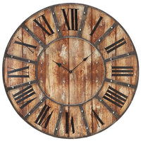 Metal and Wood Clock – 24