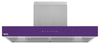 Venmar Ispira 30\" Built-In Range Hood – Purple Panel