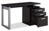 Oscar 47\" Reversible Office Desk with Storage - Espresso