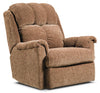 Made in Canada 35\" Chenille Fabric Power Reclining Chair - Brown