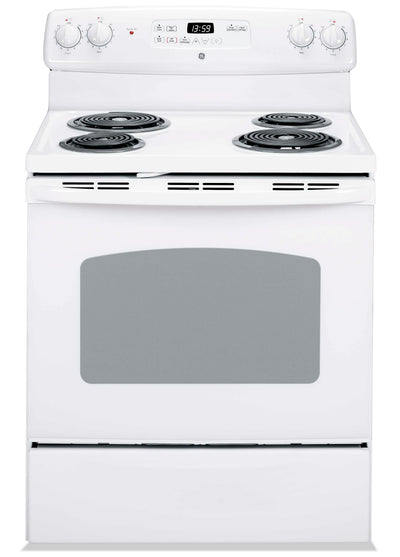 GE 5.0 Cu. Ft. Electric Freestanding Range - JCBP240DMWW