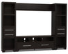 Glendale 99\" 4-Piece Entertainment Centre with Storage and Cable Management for TVs up to 65\"- Espresso