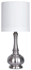 23\" Brushed Nickel Table Lamp