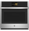 Profile 30\" 5 Cu. Ft. Electric Wall Oven with True European Convection with Direct Air - Stainless - PTS9000SNSS
