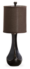 Mountain Breeze 25\" Idustrial Bronzed Finish Table Lamp