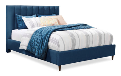 Rain Full Platform Bed - Blue