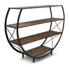 Santa Monica 54\" 4-Shelf Open Circle Bookcase - Espresso