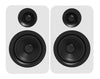 Kanto YU Passive 4\" Bookshelf Speakers with 1\" Silk Dome Tweeter – White