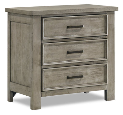 Levi Bedside 3-Drawer Dresser, 30"W x 30"H, Wood - Drift Grey | Commode Levi de 30 po (L) x 30 po (H) à 3 tiroirs en bois - gris bois de grève