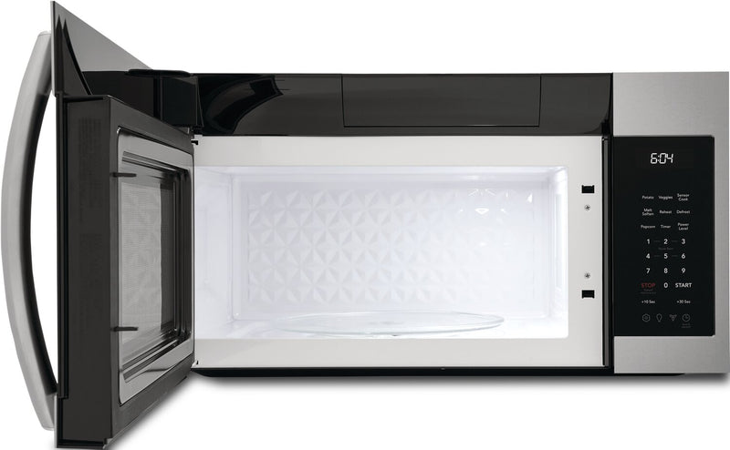 Frigidaire Gallery 1.9 Cu. Ft. Over-the-Range Microwave with Sensor Cook and Effortless Clean™ Interior - Smudge-Proof® Stainless Steel - GMOS1962AF