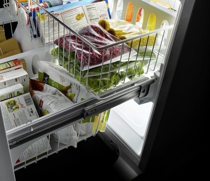 Whirlpool 33\" 22 Cu. Ft. Bottom-Mount Refrigerator - White - WRFF5333PW