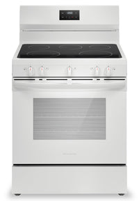 Frigidaire 5.3 Cu. Ft. Electric Range With Quick Boil Element and Five-Element Cooktop - White - FCR…