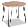 Miya Dining Table, Acacia Wood, Metal, 36\"W Round - Natural