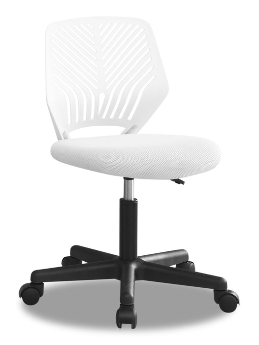 Luke 20\" Kids Office Chair - White
