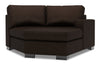 Sofa Lab Track RAF Cuddler - Luxury Chocolate