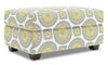 Made in Canada Customizable Sofa Lab The Trunk 39\" Fabric Storage Ottoman - Jade Mulitcolour