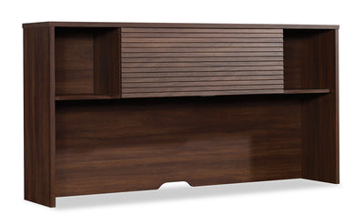 Palo Alto 71.26" Desk Hutch with Cubbyholes - Mahogany|Crédence de bureau Palo Alto de 71,26 po avec compartiments ouverts - acajou