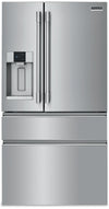 Frigidaire Professional 36\" 21.4 Cu. Ft. Counter-Depth 4-Door French-Door Refrigerator - Smudge-Proof® Stainless Steel\t - PRMC2285AF
