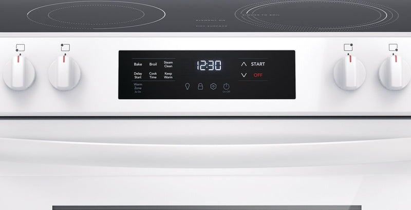 Frigidaire 5.3 Cu. Ft. Electric Range With EvenTemp™ Element and Five-Element Cooktop - White - FCFE306CAW