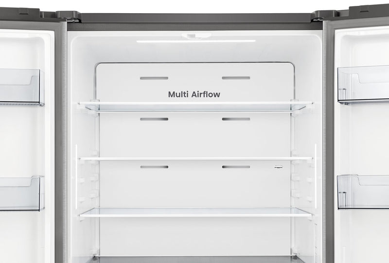 Hisense 31.3\" 22.1 Cu. Ft. French-Door Refrigerator - Stainless Steel - RF22B3FSE