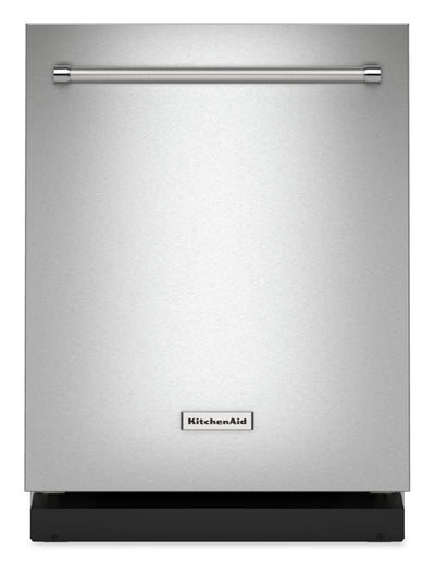 KitchenAid 24" 39 dBA Built-In Top-Control Dishwasher - Stainless Steel with PrintShield™ Finish - K… | Lave-vaisselle encastré KitchenAid de 24 po et de 39 dBA avec commandes sur le dessus - acier inoxyd…