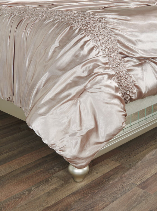 Beatrice 7-Piece Queen Comforter Set - Taupe