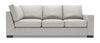 Sofa Lab Track RAF Sofa Return - Luxury Silver