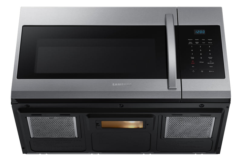 Samsung 1.7 Cu. Ft. Over-the-Range Microwave with 300 CFM and Auto Cook & Reheat - Stainless Steel - ME17R7011ES/AC