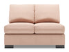 Sofa Lab Track Armless Loveseat - Pax Rose