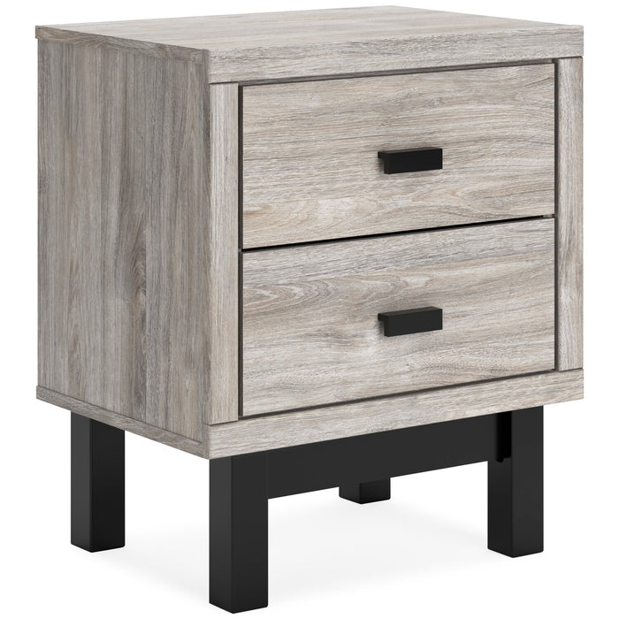Zen Pier Bed with Headboard, Frame, Nightstands & Piers, USB, LED, Light Grey - King Size