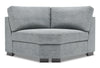 Sofa Lab Track Curved Wedge - Luna Pewter