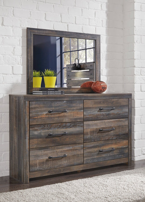 Abby Bedroom Dresser Mirror - Brown