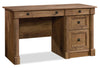 Palladia 53.15\" Office Desk with 3-Drawers - Vintage Oak