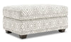 Made in Canada Customizable Sofa Lab The Trunk 39\" Fabric Storage Ottoman - Greystone Multicolour