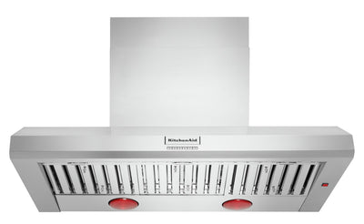 KitchenAid® 48" Commercial-Style Wall-Mount Canopy Range Hood - KVWC958KSS