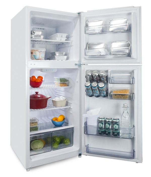 Danby 23.4\" 11 Cu. Ft. Top-Mount Refrigerator - White - DFF116B2WDBL