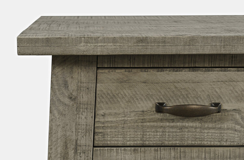 Colson 50\" Rustic Sofa Table with Storage and Shelf - Driftwood