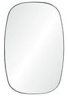 Oval Black Mirror - 24\" x 36\"