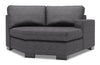 Sofa Lab Track RAF Cuddler - Luxury Charcoal