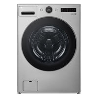 LG 5.2 Cu. Ft. Smart Front-Load High-Efficiency Steam Washer - Graphite Steel - Stackable - WM5500HV…
