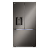 LG 36\" 26 Cu. Ft. French-Door Counter-Depth MAX™ Refrigerator - Smudge Proof Black Stainless Steel - LRYXC2606D