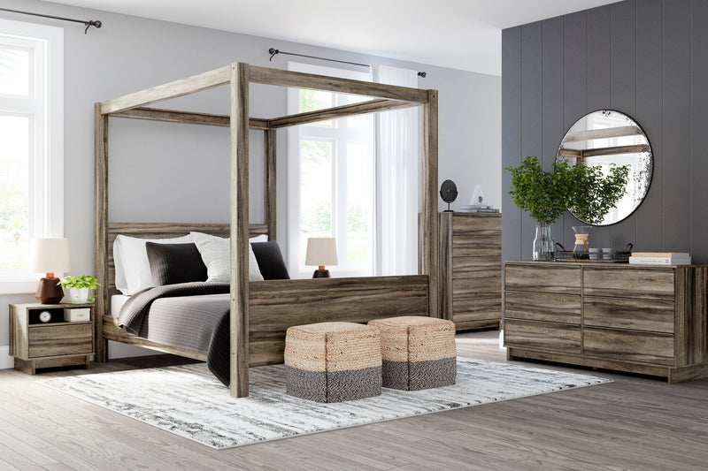 Arik Bedroom 6-Drawer Dresser, 59\"W x 30.8\"H - Brown
