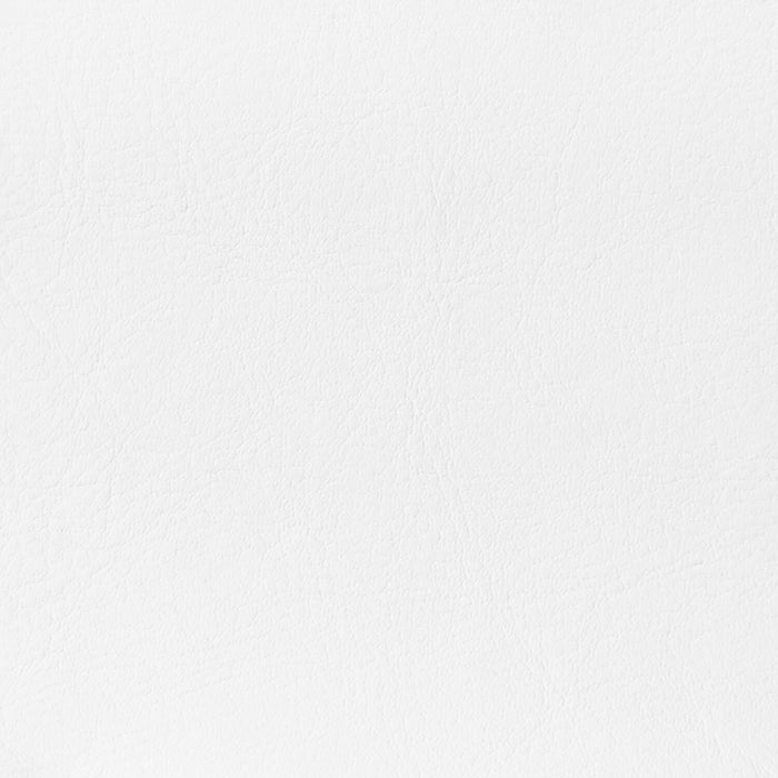 Estel Upholstered Headboard in White Vegan Leather Fabric, Button Tufted - Twin Size