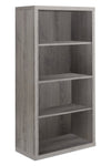 Slade 23.75\" 4-Shelf Bookcase - Dark Taupe