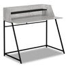 Lawson 47.25\" Office Desk with Small Hutch - Grey